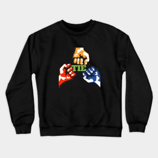 tie Crewneck Sweatshirt